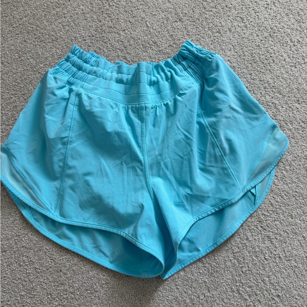 lululemon athletica Women’s Athletic Shorts - Aqua Blue